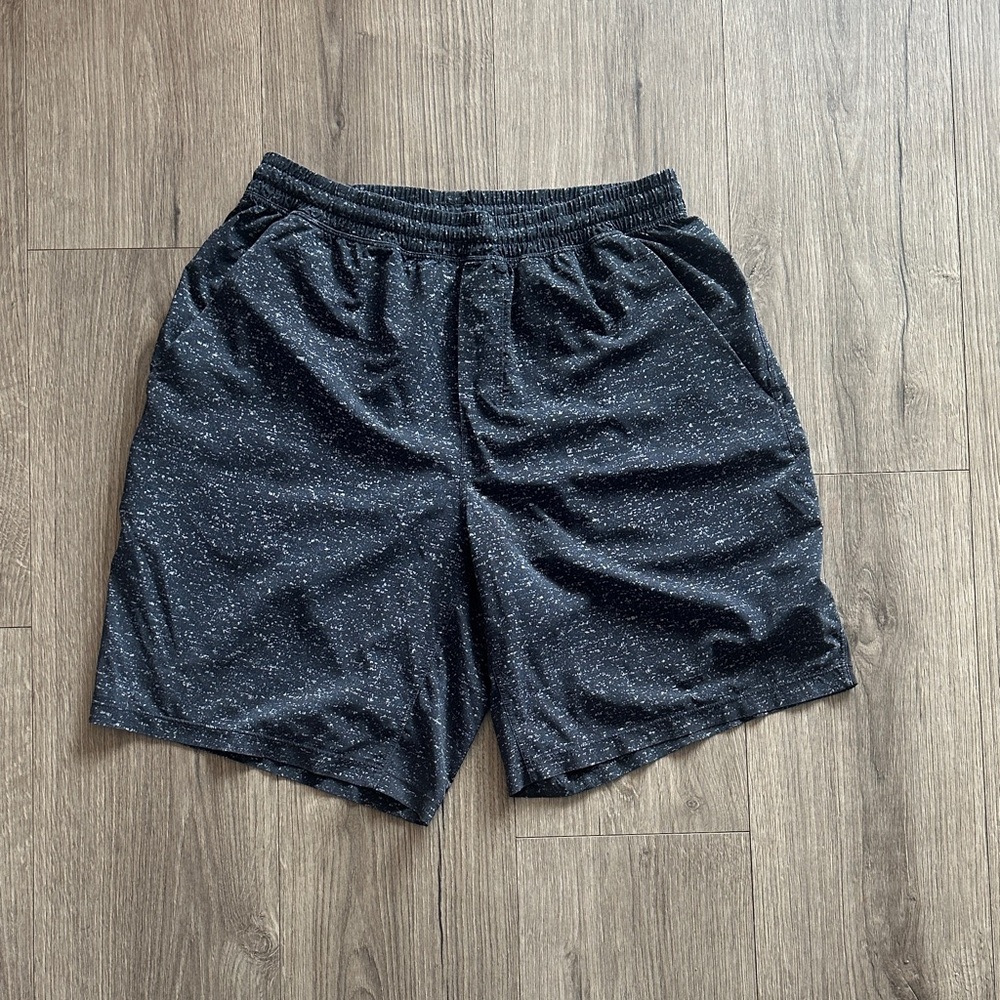 Men's Lululemon 9” inseam Linerless Pace Breaker Blue Speckled Shorts